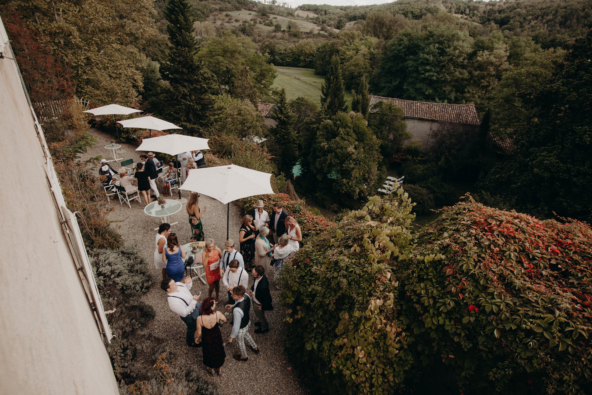 Labbaye chateau de camon wedding