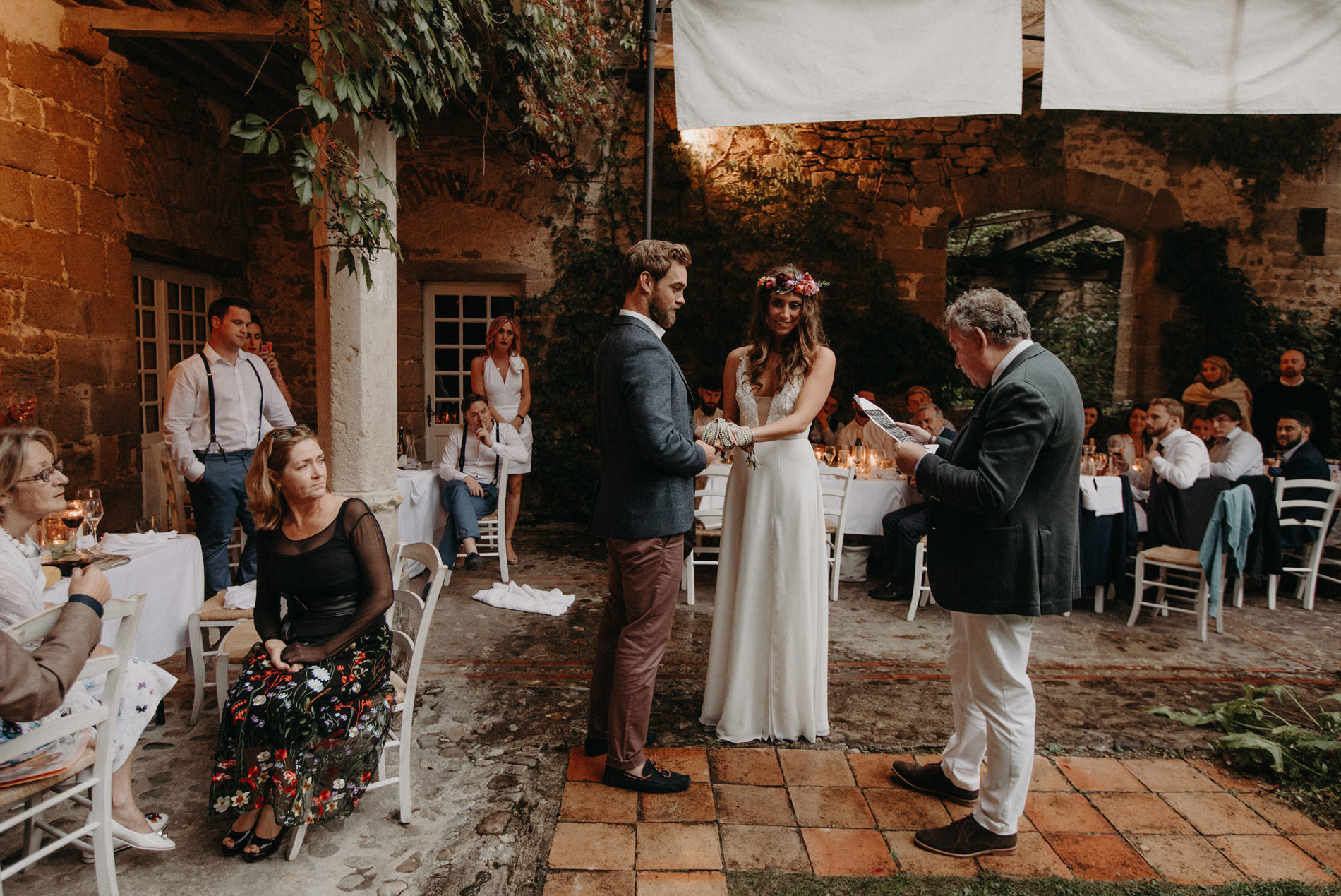 Labbaye chateau de camon wedding